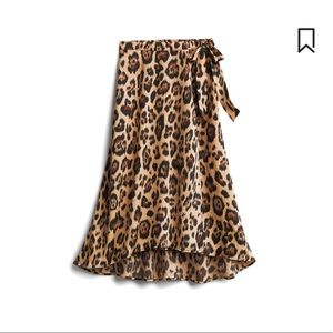 NWT Katie Sturino Sorrell Printed Wrap Skirt